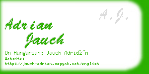 adrian jauch business card